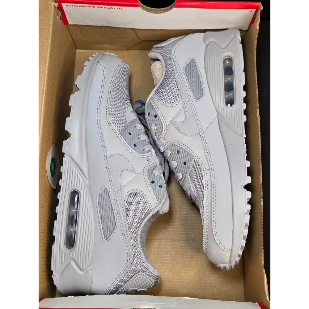 Nike Air Max 90 Wolf Grey‎ Mens Sneakers CN8490-001 Running Shoes US 9 NIB